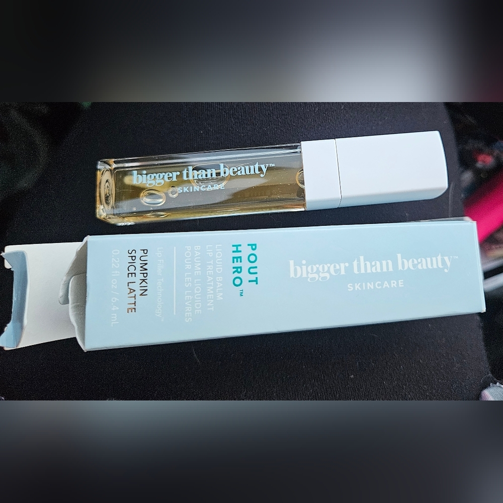 Thrive Cosmetics POUT HERO Liquid Balm Treatment PUMPKIN SPICE LATTE New!